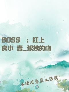 BOSS來襲：杠上無良小嬌妻