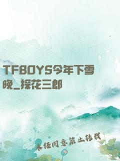 TFBOYS今年下雪晚