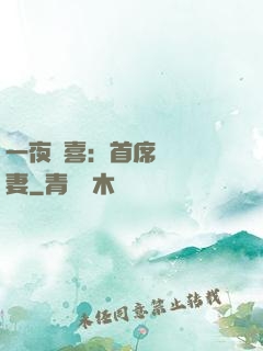 一夜驚喜：首席絕寵嬌妻