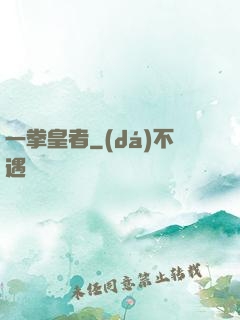 一拳皇者