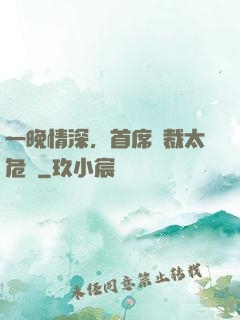 一晚情深，首席總裁太危險