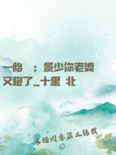 一胎雙寶：景少你老婆又跑了