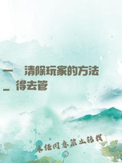 一萬種清除玩家的方法