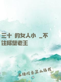 三十歲的女人小說