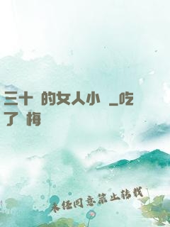 三十歲的女人小說