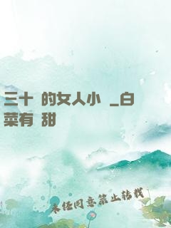 三十歲的女人小說