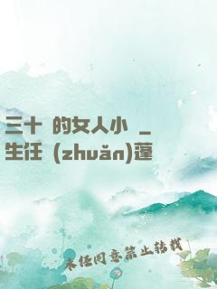 三十歲的女人小說