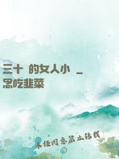 三十歲的女人小說
