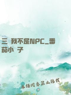 三國我不是NPC
