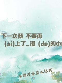 下一次我們不要再這樣愛(ài)上了