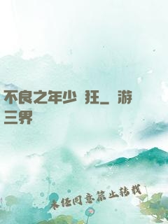不良之年少輕狂