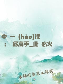 中華一號(hào)保鏢：極品高手