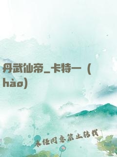 丹武仙帝