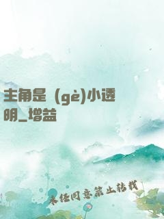 主角是個(gè)小透明