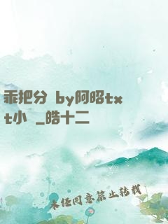 乖把分開by阿昭txt小說