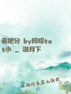 乖把分開by阿昭txt小說