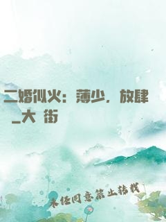 二婚似火：薄少，放肆寵