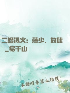 二婚似火：薄少，放肆寵