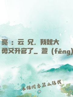 亮劍：云龍兄，我魏大勇又升官了