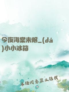 今夜海棠未眠