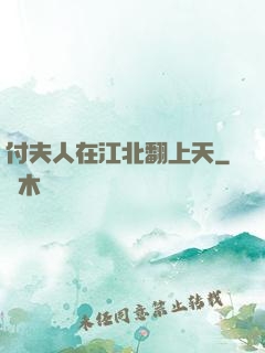 付夫人在江北翻上天