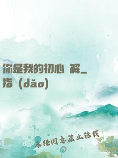 你是我的初心難解