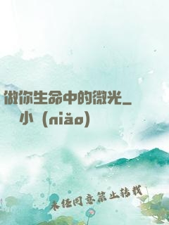 做你生命中的微光