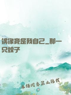 偶像竟是我自己