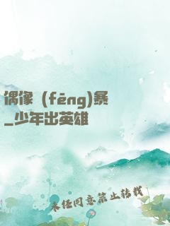 偶像風(fēng)暴
