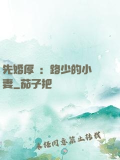 先婚厚愛：路少的小嬌妻