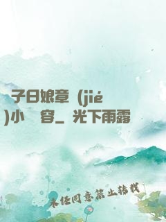兒子日娘章節(jié)小說內容