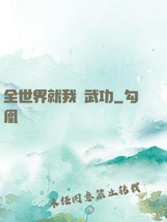 全世界就我會武功