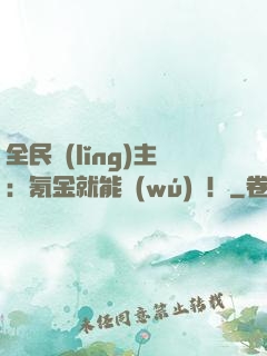 全民領(lǐng)主：氪金就能無(wú)敵！