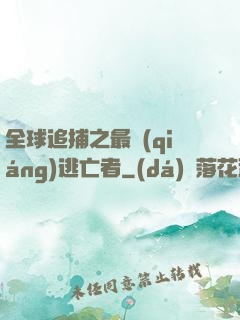 全球追捕之最強(qiáng)逃亡者