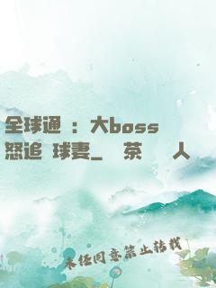 全球通緝：大boss怒追帶球妻
