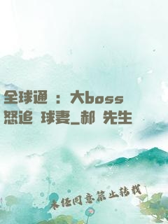 全球通緝：大boss怒追帶球妻