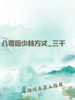 八零后少林方丈