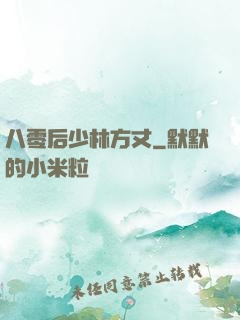 八零后少林方丈