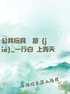 公共玩具閱讀章節(jié)