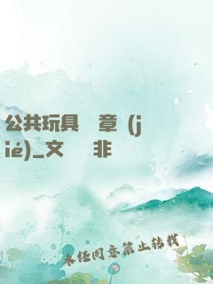 公共玩具閱讀章節(jié)