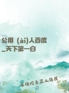 公用愛(ài)人百度