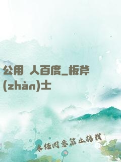 公用愛人百度