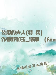 公用的夫人(特種兵)作者野和玉