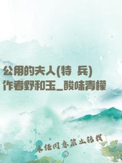 公用的夫人(特種兵)作者野和玉