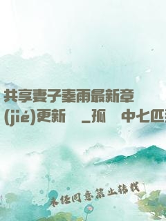 共享妻子秦雨最新章節(jié)更新時間