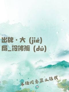 出牌·大結(jié)局