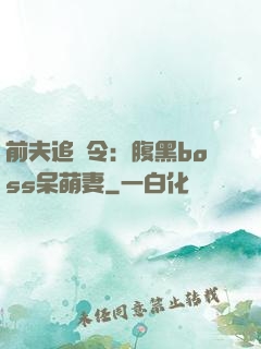 前夫追緝令：腹黑boss呆萌妻