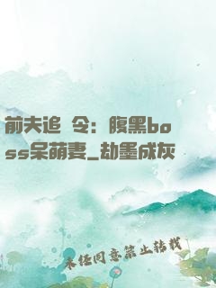 前夫追緝令：腹黑boss呆萌妻