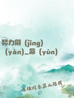 努力刷經(jīng)驗(yàn)