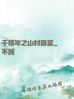 千禧年之山村首富